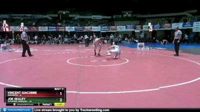 157 lbs Placement Matches (8 Team) - Joe Sealey, Wyoming Seminary vs Vincent Giacobbe, Nazareth