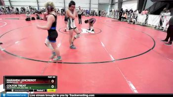 130 lbs Rd# 7- 10:45am Saturday Final Pool - Maranda Lencrerot, Minion Black vs Colton Treat, Oklahoma Outlaws Red