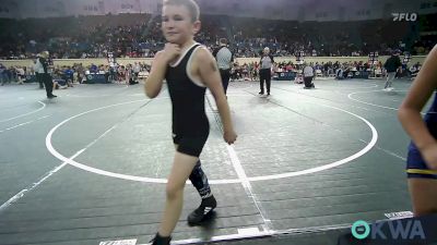 70 lbs Round Of 16 - Greysen Parnell, Harrah Little League Wrestling vs Jonathan Kidwell, Team Tulsa Wrestling Club