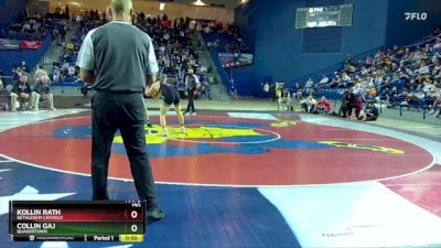 150 lbs 1st Place Match - Kollin Rath, Bethlehem Catholic vs Collin Gaj, Quakertown