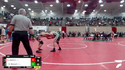 126 lbs Champ. Round 2 - Carter Niccum, Westfield vs Kegan Jochim, Franklin Wrestling Club