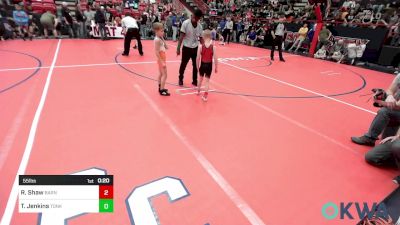 66 lbs Consi Of 4 - Malachi Rowe, ArkCity Takedown vs Berklyn Fields, Cowboy Wrestling Club