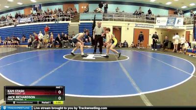 117 lbs Round 1 (4 Team) - Kam Stash, Crown Point vs Jack Richardson, Perry Meridian