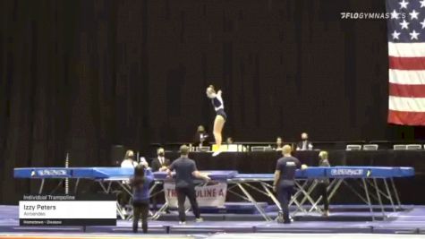 Izzy Peters - Individual Trampoline, Airbendes - 2021 USA Gymnastics Championships