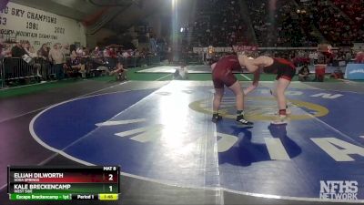 2A 195 lbs Quarterfinal - Kale Breckencamp, West Side vs Elijah Dilworth, Soda Springs