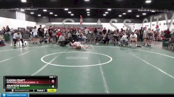 90 lbs Round 3 (8 Team) - Cason Craft, Roundtree Wrestling Academy vs Grayson Eggum, POWA (CO)