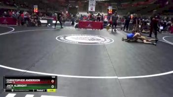 106 lbs Round 4 (6 Team) - Christopher Anderson, MDWA vs Jack Albright, CVWA