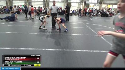 64 lbs Cons. Semi - Owen Blankenship, Virginia Patriots vs William Filbert, Vipers