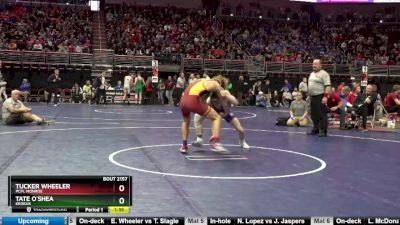 2A-138 lbs Champ. Round 2 - Tate O`Shea, Keokuk vs Tucker Wheeler, PCM, Monroe