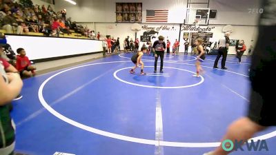 67 lbs Quarterfinal - Gray Parker, R.A.W. vs Mari Gayman, Claremore Wrestling Club