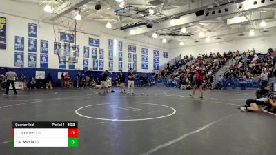 106 lbs Quarterfinal - Angelique Mexia, Villa Park vs Lola Juarez, El Dorado