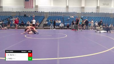 153 lbs Cons. Round 4 - Dominic Serio, West Aurora vs Liam Kelly, Region Wrestling Academy