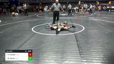 60 lbs Consi Of 32 #2 - Vincent Cooper, Dubois vs Brayden Devlin, Pennsbury