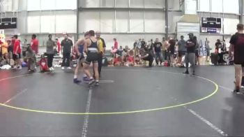 130 lbs Finals (8 Team) - Bowden Delaney, American Gladiators vs Grayson Johnson, Team Gotcha Red