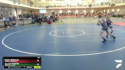 165 lbs Prelim - Elijah Martin, Ferrum College vs Zach Needles, Messiah University