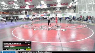 157 lbs Cons. Round 2 - Steven Skewes, William Penn (Iowa) vs Nathaniel Martindale, Grand View (Iowa)