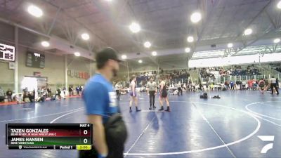 150 lbs Cons. Round 2 - James Hansen, Ririe Wrestling vs Tazen Gonzales, Bear River Jr High Wrestling C