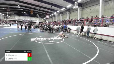 95 lbs Quarterfinal - Jd Johnson, Norwood Mavericks vs Brandon Chavez, NM Bad Boyz