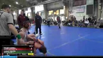140 lbs Round 3 (6 Team) - Tyler Harrill, Dynasty Death Row vs Lukas Zalota, PA Alliance Red