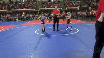 62 lbs Champ. Round 3 - Keaton DuCharme, Baker Wrestling Club vs Soren Garman, Spartan Youth Wrestling Club