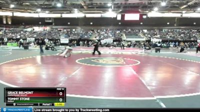 107 lbs Quarterfinal - Grace Belmont, Capistrano Valley vs Tommy Stone, Eagle