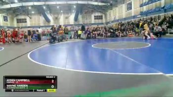 110 lbs Round 2 (4 Team) - Ayden Campbell, Portage vs Wayne Harden, Bloomington South