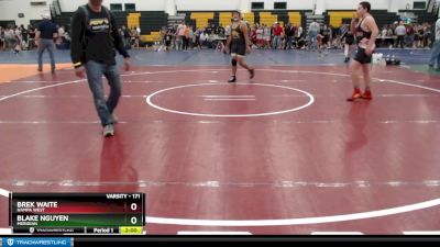 171 lbs Quarterfinal - Blake Nguyen, Meridian vs Brek Waite, Nampa West