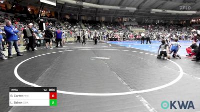 67 lbs Semifinal - Beckett Carter, Piedmont vs Leo Baker, Scrap Yard Training