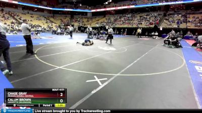 106 Class 4 lbs Quarterfinal - Chase Gray, Francis Howell Central vs Calum Brown, Lafayette (Wildwood)