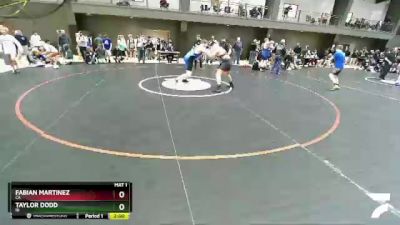 220 lbs 5th Place Match - Fabian Martinez, CA vs Taylor Dodd, ID