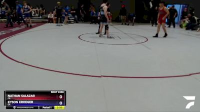 165 lbs Cons. Semi - Nathan Salazar, CA vs Kyson Kroeger, CA