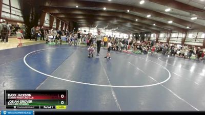 64 lbs Cons. Round 2 - Josiah Grover, Box Elder Stingers vs Daxx Jackson, Carbon Wrestling Club