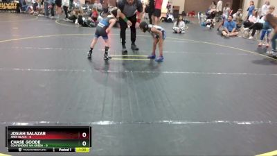 46 lbs Round 4 (8 Team) - Josiah Salazar, Ares Black vs Chase Goode, Contenders WA Green