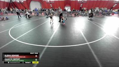 62 lbs Round 1 - Alisha Genore, Milton Monsters Wrestling Club vs Maddyn Siefert, Sarbacker Wrestling Academy