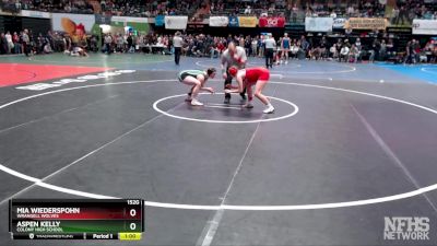 152G 5th Place Match - Mia Wiederspohn, Wrangell Wolves vs Aspen Kelly, Colony High School