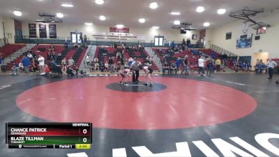 106 lbs Semifinal - Blaze Tillman, Tonasket vs Chance Patrick, Okanogan
