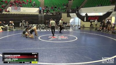 152 lbs Semifinals (8 Team) - Kenneth Doster, Smiths Station Hs vs Lemuel Lynon, Enterprise HS