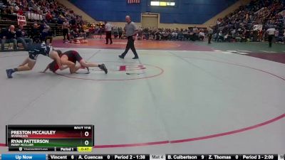 1 - 120 lbs Cons. Round 2 - Preston McCauley, Riverheads vs Ryan Patterson, Parry McCluer