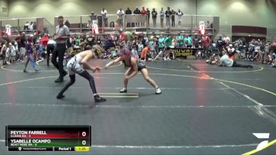 100 lbs Round 4 (6 Team) - Peyton Farrell, Illinois KIA vs Ysabelle Ocampo, Beast Mode WA