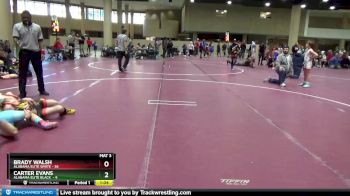 95 lbs Round 3 (6 Team) - Brady Walsh, Alabama Elite White vs Carter Evans, Alabama Elite Black&nbsp;
