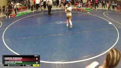 85 lbs Champ. Round 1 - Makenzie Boozer, Sons Of Atlas WC vs Harper Robinson, Ruby Mountain Wrestling