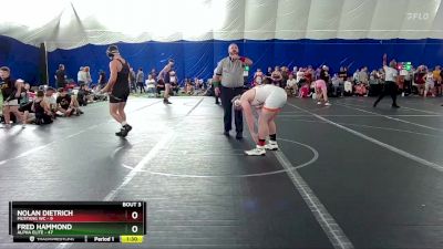 175 lbs Round 1 (8 Team) - Fred Hammond, Alpha Elite vs Nolan Dietrich, Mustang WC