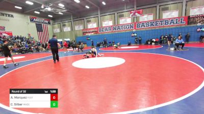 122 lbs Round Of 32 - Alexander Marquez, Foothill vs Cameron Silber, Madera