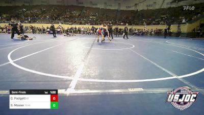 131 lbs Semifinal - Graham Padgett, BullTrained vs Silas Mosier, Texas Select Wrestling