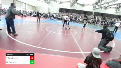 48-B lbs Quarterfinal - Thomas Dezolt, Truman Rams vs Nico Zitto, Buena Braves