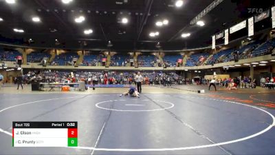 106 lbs Cons. Round 4 - Carson Prunty, Glenbard West vs Jackson Olson, Hononegah