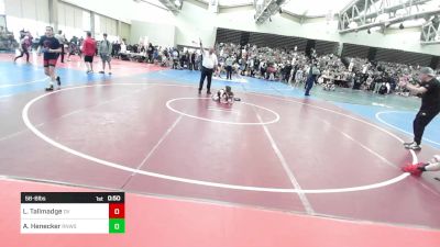 56-B lbs Quarterfinal - Luke Tallmadge, Delaware Valley vs Ash Henecker, Red Nose Wrestling School