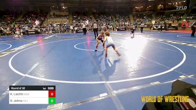 52 lbs Round Of 32 - Kessiah Liechti, Nebraska Boyz vs Ryzen Johns, Collinsville Cardinal Youth Wrestling