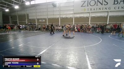 285 lbs 1st Place Match - Trayvn Boger, Sanderson Wrestling Academy vs Caden Young, Utah