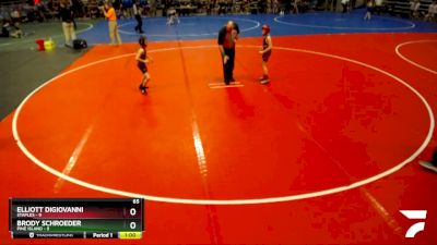 65 lbs Finals (8 Team) - Elliott DiGiovanni, Staples vs Brody Schroeder, Pine Island